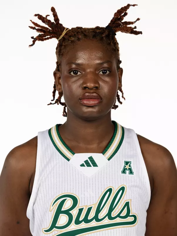Fatou Diakite headshot taken during 2024 South Florida Women's Basketball media day on October 4, 2024.
(Chris Henry / University of South Florida Athletics)