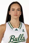 Janette Aarnio headshot taken during 2024 South Florida Women's Basketball media day on October 4, 2024.
(Chris Henry / University of South Florida Athletics)