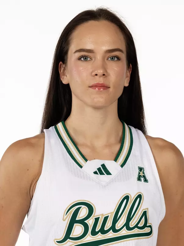 Janette Aarnio headshot taken during 2024 South Florida Women's Basketball media day on October 4, 2024.
(Chris Henry / University of South Florida Athletics)