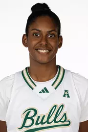 Jeniffer Silva headshot taken during 2024 South Florida Women's Basketball media day on October 4, 2024.
(Chris Henry / University of South Florida Athletics)
