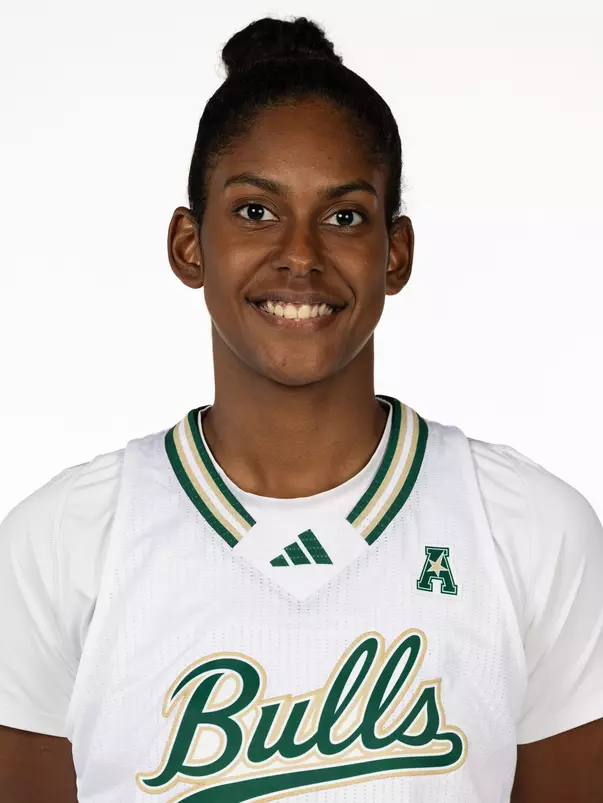 Jeniffer Silva headshot taken during 2024 South Florida Women's Basketball media day on October 4, 2024.
(Chris Henry / University of South Florida Athletics)