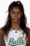 L'or Mputu headshot taken during 2024 South Florida Women's Basketball media day on October 4, 2024.
(Chris Henry / University of South Florida Athletics)