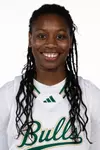 Mama Dembele headshot taken during 2024 South Florida Women's Basketball media day on October 4, 2024.
(Chris Henry / University of South Florida Athletics)