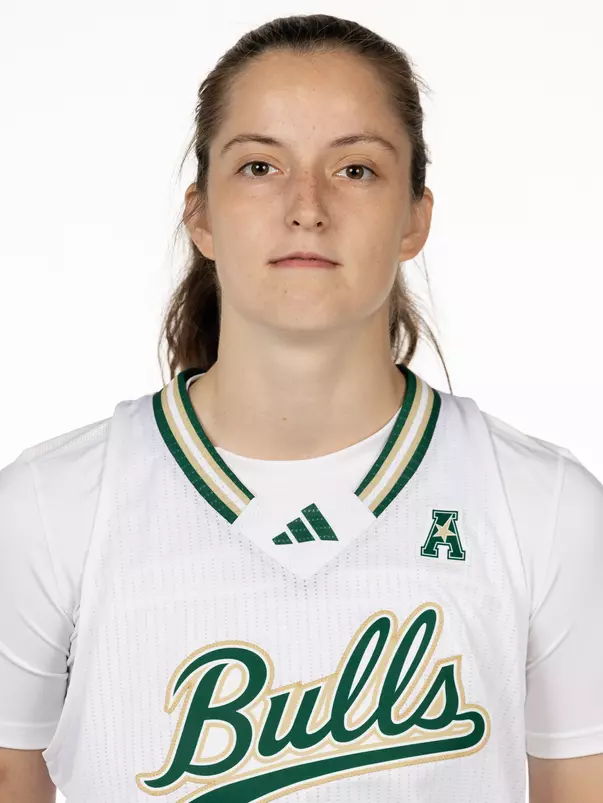 Raina Tomasicka headshot taken during 2024 South Florida Women's Basketball media day on October 4, 2024.
(Chris Henry / University of South Florida Athletics)