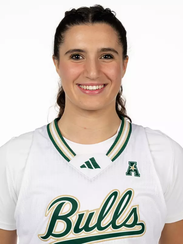 Vittoria Blasigh headshot taken during 2024 South Florida Women's Basketball media day on October 4, 2024.
(Chris Henry / University of South Florida Athletics)