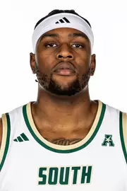 Jamille Reynolds headshot taken during 2024 South Florida Men's Basketball media day on October 4, 2024.
(Stephen Galvin / University of South Florida Athletics)