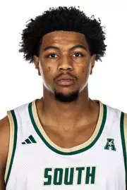 Jimmie Williams headshot taken during 2024 South Florida Men's Basketball media day on October 4, 2024.
(Stephen Galvin / University of South Florida Athletics)