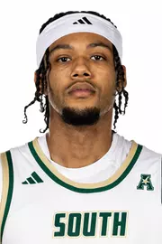 Quincy Ademokoya headshot taken during 2024 South Florida Men's Basketball media day on October 4, 2024.
(Stephen Galvin / University of South Florida Athletics)