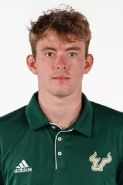 Ben Hudson headshot taken during 2024 South Florida Men's Tennis media day on September 18, 2024.
(Stephen Galvin / University of South Florida Athletics)