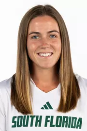 Caroline Gallagher headshot taken during 2024 South Florida Lacrosse media day on September 18, 2024.
(Stephen Galvin / University of South Florida Athletics)