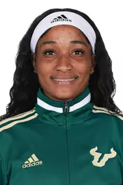Rushana Dwyer headshot taken on October 25, 2024.
(Chris Henry / University of South Florida Athletics)