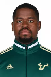 Vincent Ugwoke headshot taken on October 25, 2024.
(Chris Henry / University of South Florida Athletics)