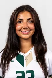 Alexa De Barros headshot taken during 2024 South Florida Women's Soccer media day on July 26, 2024.
(Stephen Galvin / University of South Florida Athletics)