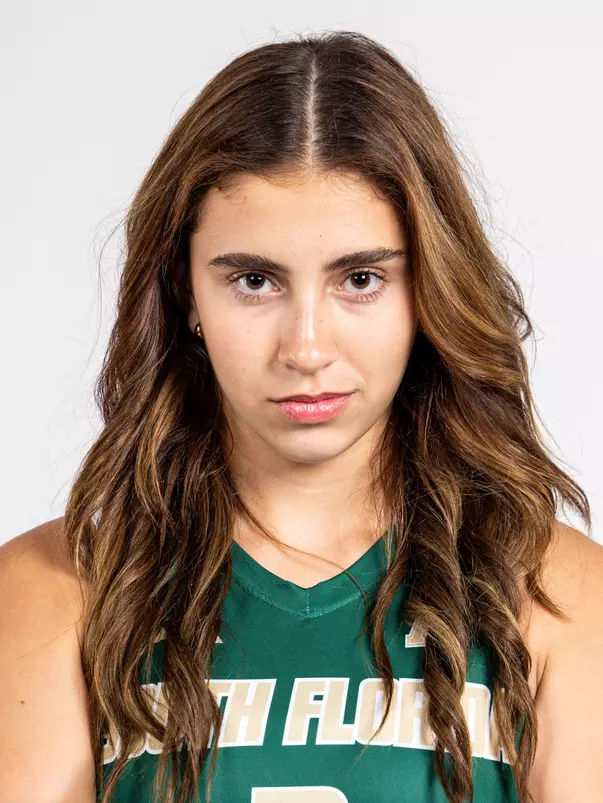 Catharina Scorza headshot taken during 2024 South Florida Volleyball media day on July 22, 2024.
(Stephen Galvin / University of South Florida Athletics)