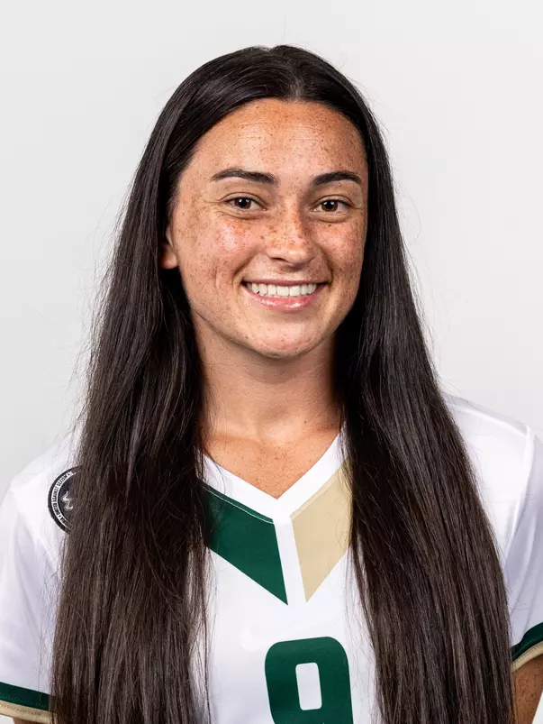 Cordelia Cross headshot taken during 2024 South Florida Women's Soccer media day on July 26, 2024.
(Stephen Galvin / University of South Florida Athletics)