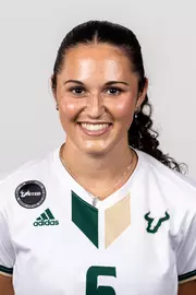 Ella Shapiro headshot taken during 2024 South Florida Women's Soccer media day on July 26, 2024.
(Stephen Galvin / University of South Florida Athletics)