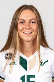 Georgia Brown headshot taken during 2024 South Florida Women's Soccer media day on July 26, 2024.
(Stephen Galvin / University of South Florida Athletics)