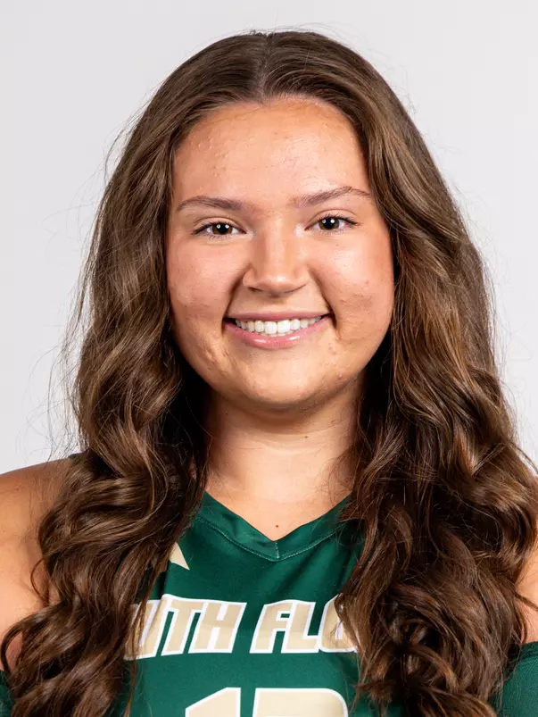 Jalynn Brown headshot taken during 2024 South Florida Volleyball media day on July 22, 2024.
(Stephen Galvin / University of South Florida Athletics)