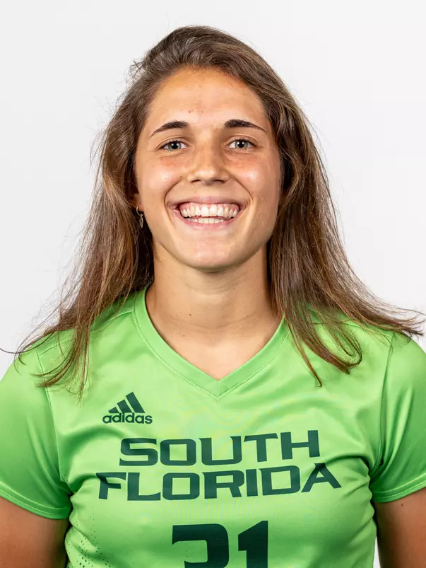 Leire Herraez Gallach headshot taken during 2024 South Florida Women's Soccer media day on July 26, 2024.
(Stephen Galvin / University of South Florida Athletics)