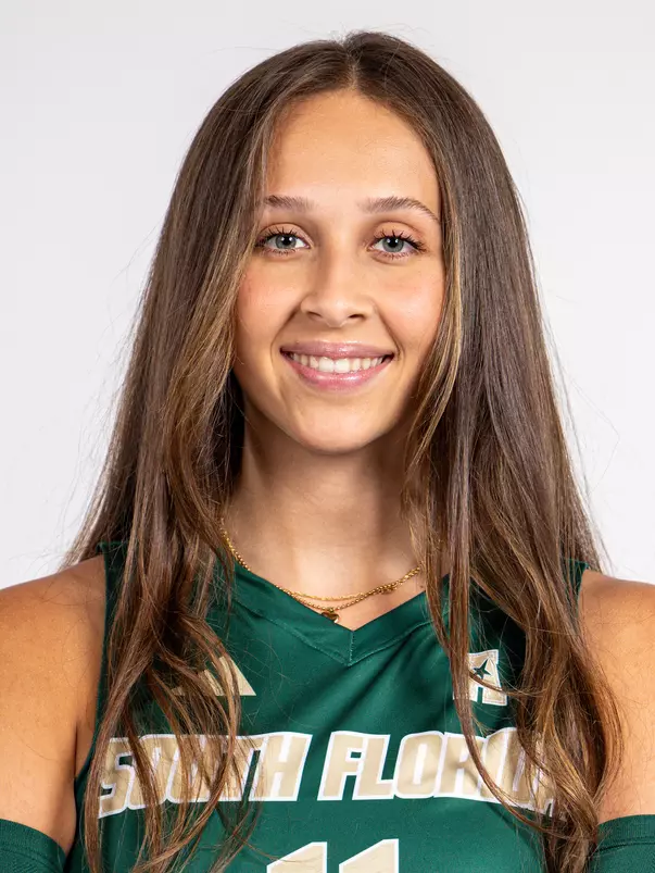 Livia Niu headshot taken during 2024 South Florida Volleyball media day on July 22, 2024.
(Stephen Galvin / University of South Florida Athletics)