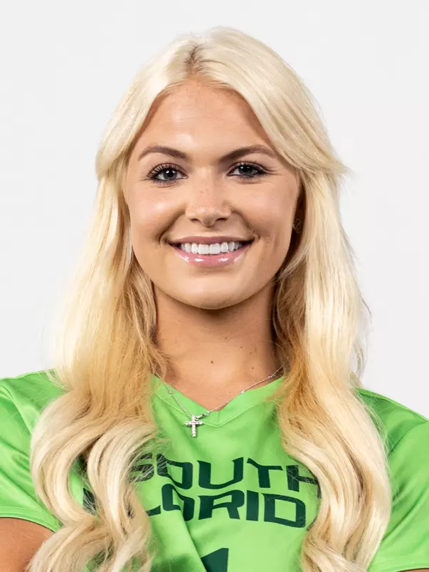 Logan McGruder headshot taken during 2024 South Florida Women's Soccer media day on July 26, 2024.
(Stephen Galvin / University of South Florida Athletics)