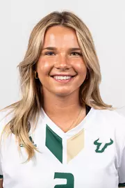 Macy Lutz headshot taken during 2024 South Florida Women's Soccer media day on July 26, 2024.
(Stephen Galvin / University of South Florida Athletics)