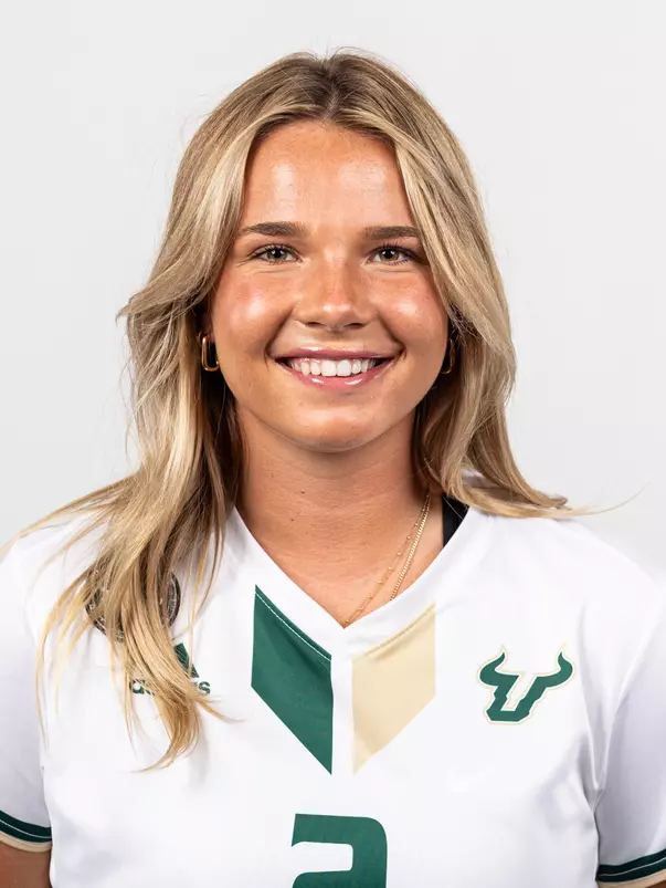 Macy Lutz headshot taken during 2024 South Florida Women's Soccer media day on July 26, 2024.
(Stephen Galvin / University of South Florida Athletics)