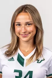 Sammi Jo Payne headshot taken during 2024 South Florida Women's Soccer media day on July 26, 2024.
(Stephen Galvin / University of South Florida Athletics)