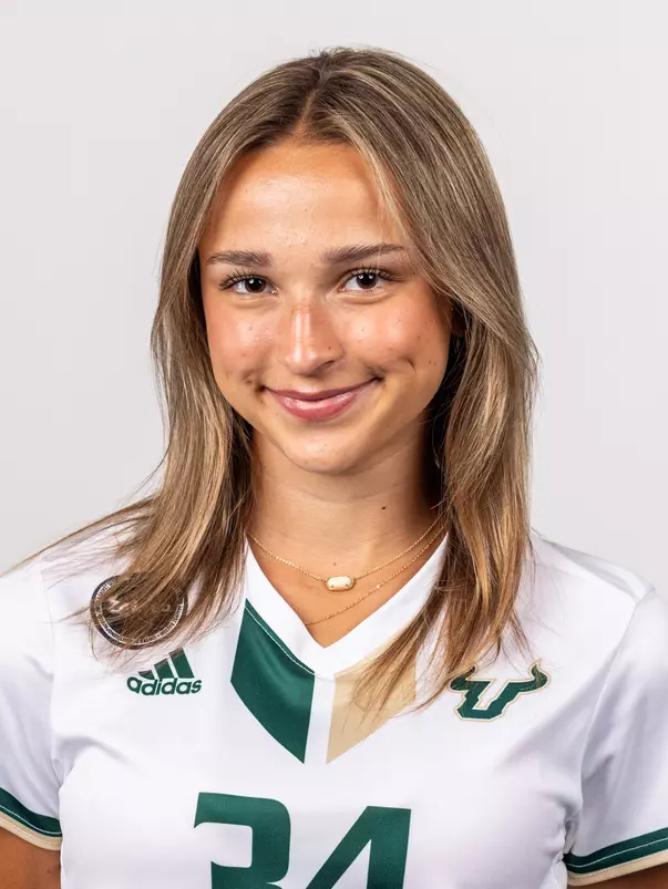 Sammi Jo Payne headshot taken during 2024 South Florida Women's Soccer media day on July 26, 2024.
(Stephen Galvin / University of South Florida Athletics)