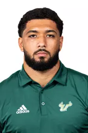 Amer Amer headshot taken during 2024 South Florida Football media day on July 24, 2024.
(Stephen Galvin / University of South Florida Athletics)
