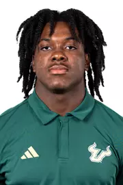 Ashton Mosley headshot taken during 2024 South Florida Football media day on July 24, 2024.
(Stephen Galvin / University of South Florida Athletics)