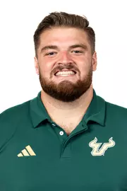 Cole Best headshot taken during 2024 South Florida Football media day on July 25, 2024.
(Stephen Galvin / University of South Florida Athletics)