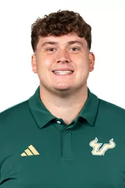 Derek Bowman headshot taken during 2024 South Florida Football media day on July 25, 2024.
(Stephen Galvin / University of South Florida Athletics)