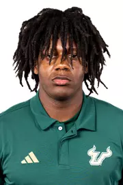 Devon Byrd headshot taken during 2024 South Florida Football media day on July 24, 2024.
(Stephen Galvin / University of South Florida Athletics)