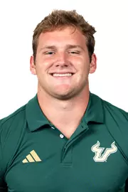 Greg Otten headshot taken during 2024 South Florida Football media day on July 24, 2024.
(Stephen Galvin / University of South Florida Athletics)