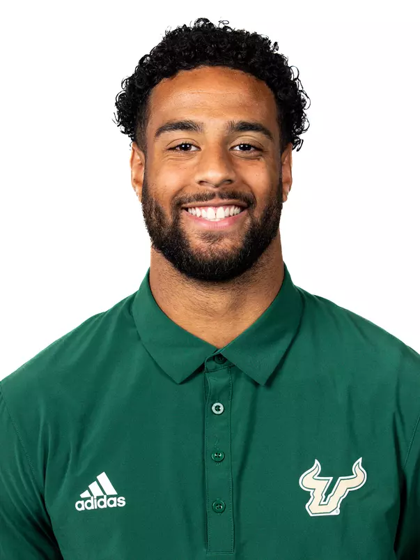 Jaden Alexis headshot taken during 2024 South Florida Football media day on July 25, 2024.
(Stephen Galvin / University of South Florida Athletics)
