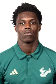 James Chenault headshot taken during 2024 South Florida Football media day on July 24, 2024.
(Stephen Galvin / University of South Florida Athletics)