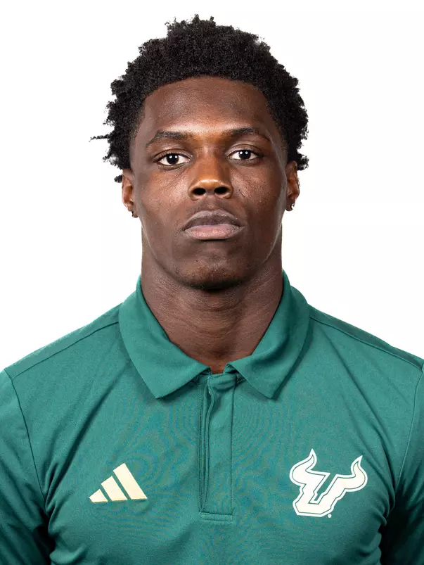 James Chenault headshot taken during 2024 South Florida Football media day on July 24, 2024.
(Stephen Galvin / University of South Florida Athletics)
