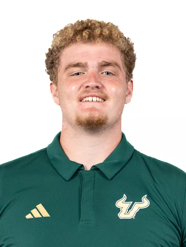 James Jenkins headshot taken during 2024 South Florida Football media day on July 24, 2024.
(Stephen Galvin / University of South Florida Athletics)