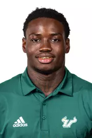 Jarvis Lee headshot taken during 2024 South Florida Football media day on July 25, 2024.
(Stephen Galvin / University of South Florida Athletics)