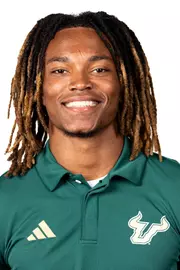JeyQuan Smith headshot taken during 2024 South Florida Football media day on July 25, 2024.
(Stephen Galvin / University of South Florida Athletics)