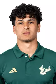Joshua Porter headshot taken during 2024 South Florida Football media day on July 24, 2024.
(Stephen Galvin / University of South Florida Athletics)