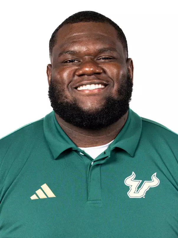 Mike Lofton headshot taken during 2024 South Florida Football media day on July 25, 2024.
(Stephen Galvin / University of South Florida Athletics)