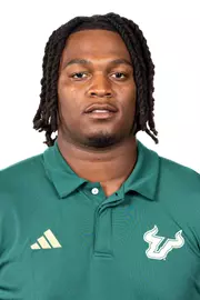 Ricardo Watson headshot taken during 2024 South Florida Football media day on July 24, 2024.
(Stephen Galvin / University of South Florida Athletics)