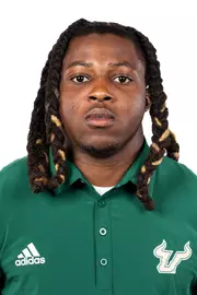 Ta'Ron Keith headshot taken during 2024 South Florida Football media day on July 25, 2024.
(Stephen Galvin / University of South Florida Athletics)
