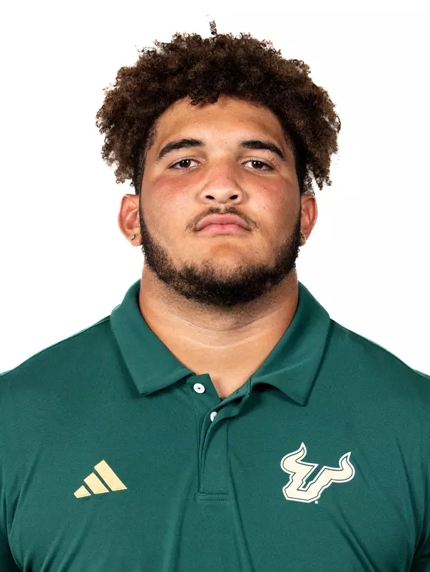 Tyreek Major headshot taken during 2024 South Florida Football media day on July 24, 2024.
(Stephen Galvin / University of South Florida Athletics)