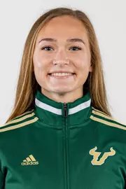 Sydney Granack headshot taken during 2024 South Florida Cross Country media day on August 23, 2024.