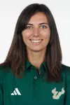 Sharn Muffett headshot taken on August 30, 2024.
(Carl Schmid / University of South Florida Athletics)