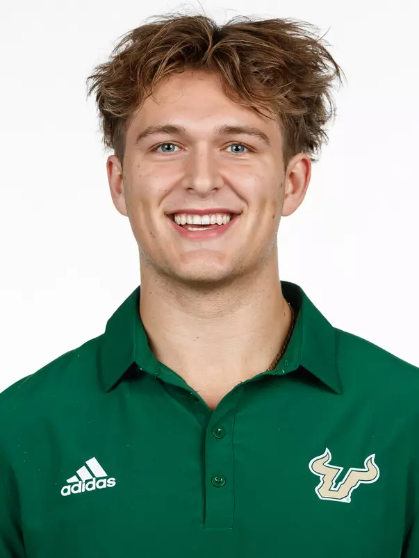 Brandon Kubay headshot taken on January 16, 2025.
(Carl Schmid / University of South Florida Athletics)