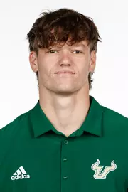 Chase Leon headshot taken on January 16, 2025.
(Carl Schmid / University of South Florida Athletics)